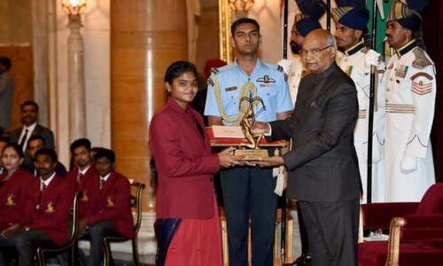 Hearty Congratulations to Ms. V Jyothi Surekha Arjuna Awardee
