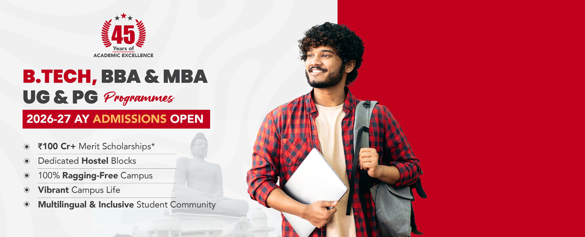 B.Tech, UG & PG Admissions 2026-27 AY 