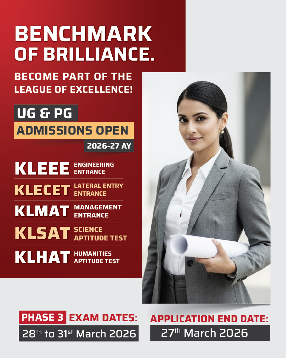 B.Tech, UG & PG Admissions 2026-27 AY 