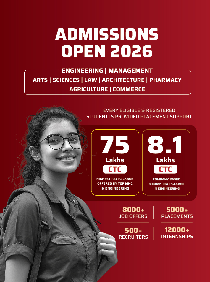 B.Tech, UG & PG Admissions 2026-27 AY 