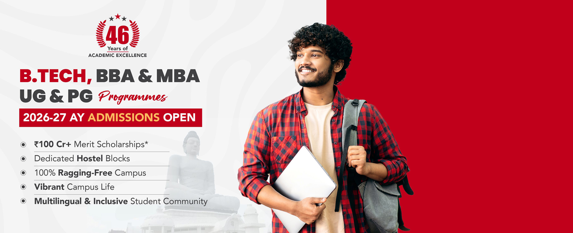 B.Tech, UG & PG Admissions 2026-27 AY 
