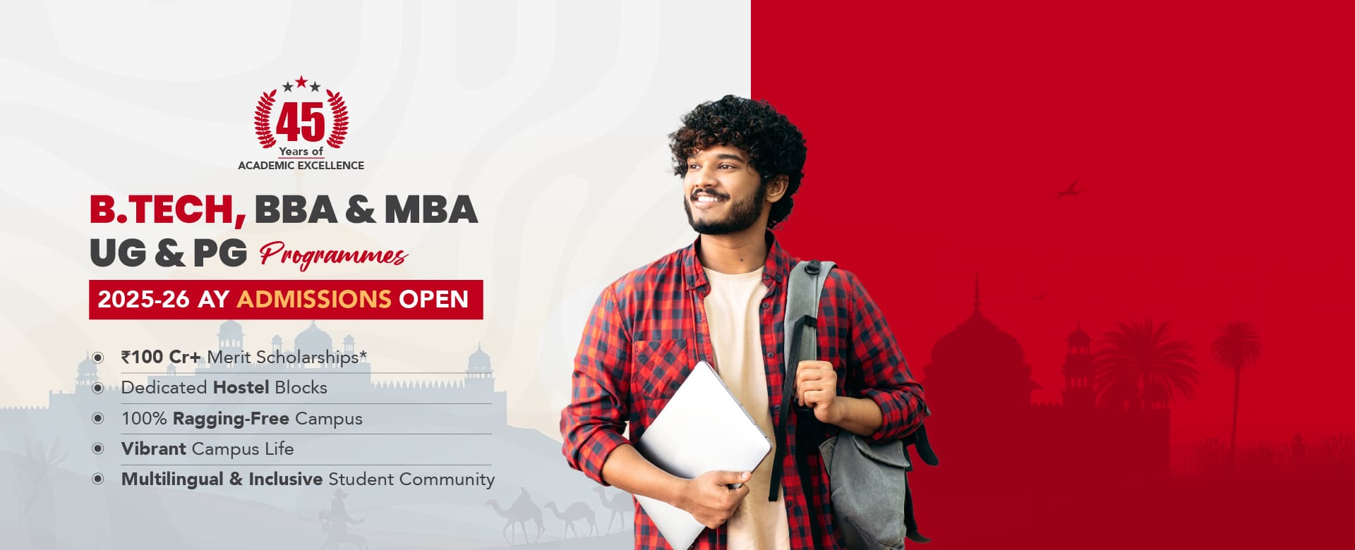 B.Tech Admissions open