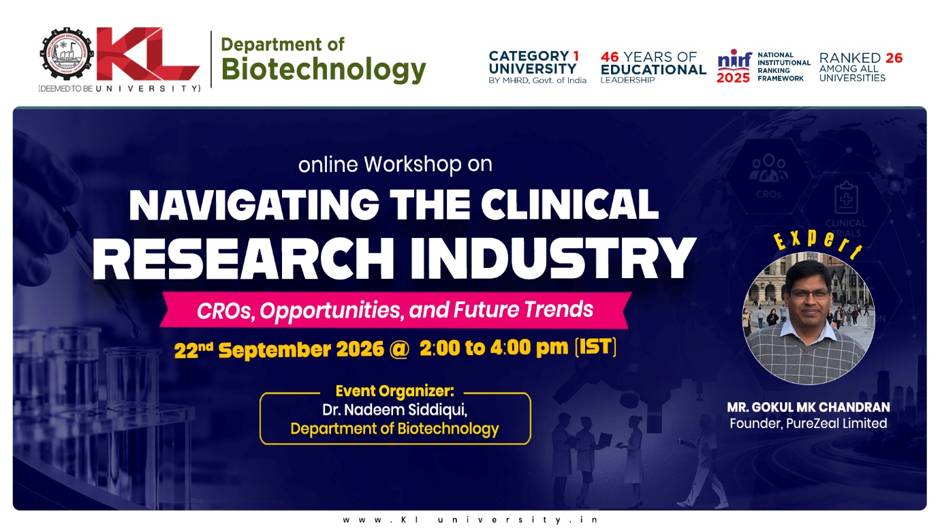  Navigating the Clinical Research Industry: CROs, Opportunities and Future Trends on 22 September, 2026