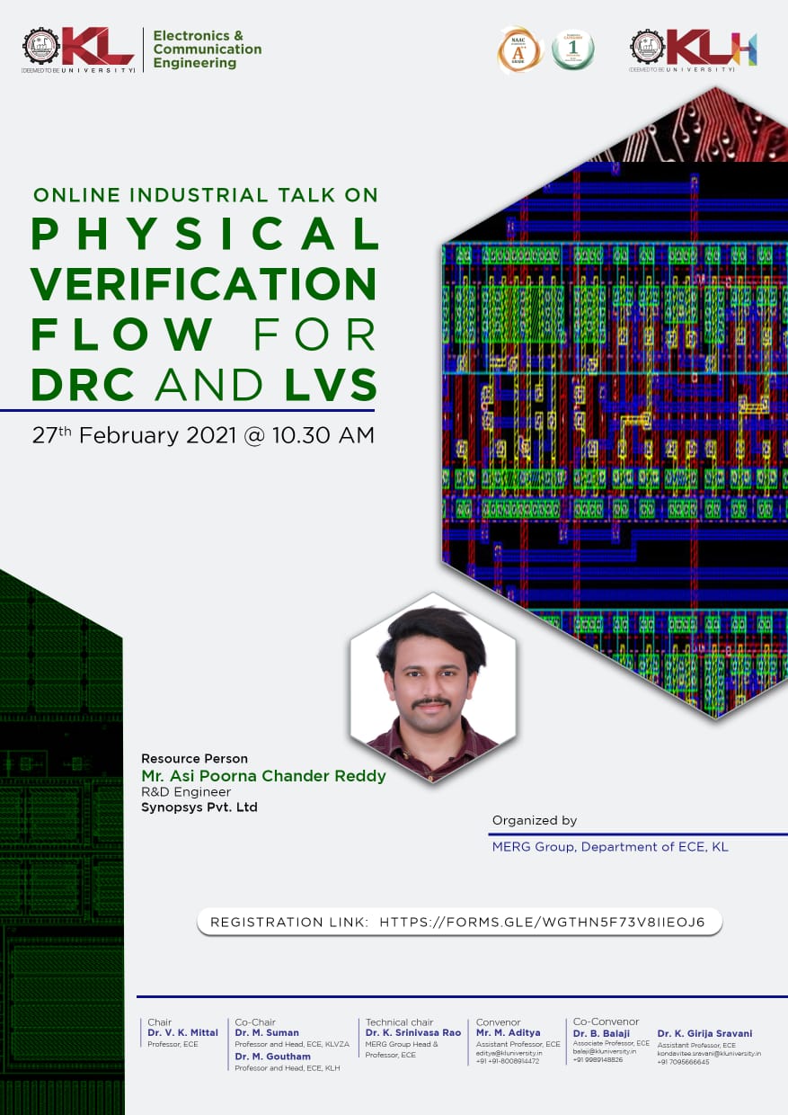 Industrial Talk on Physical Verification Flow for DRC and LVS  