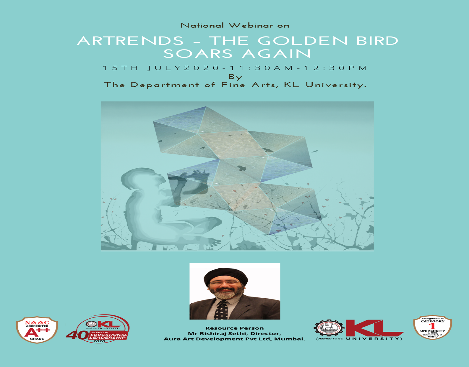 National Webinar on ArTrends - the Golden Bird soars again on 15-07-2020 