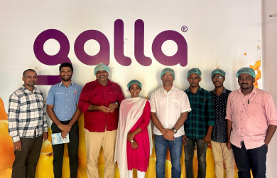 Galla Foods Internship evaluation visit