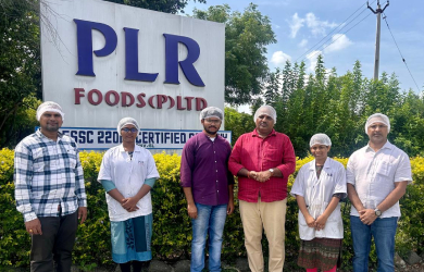 PLR Foods (P) Ltd Internship evaluation visit