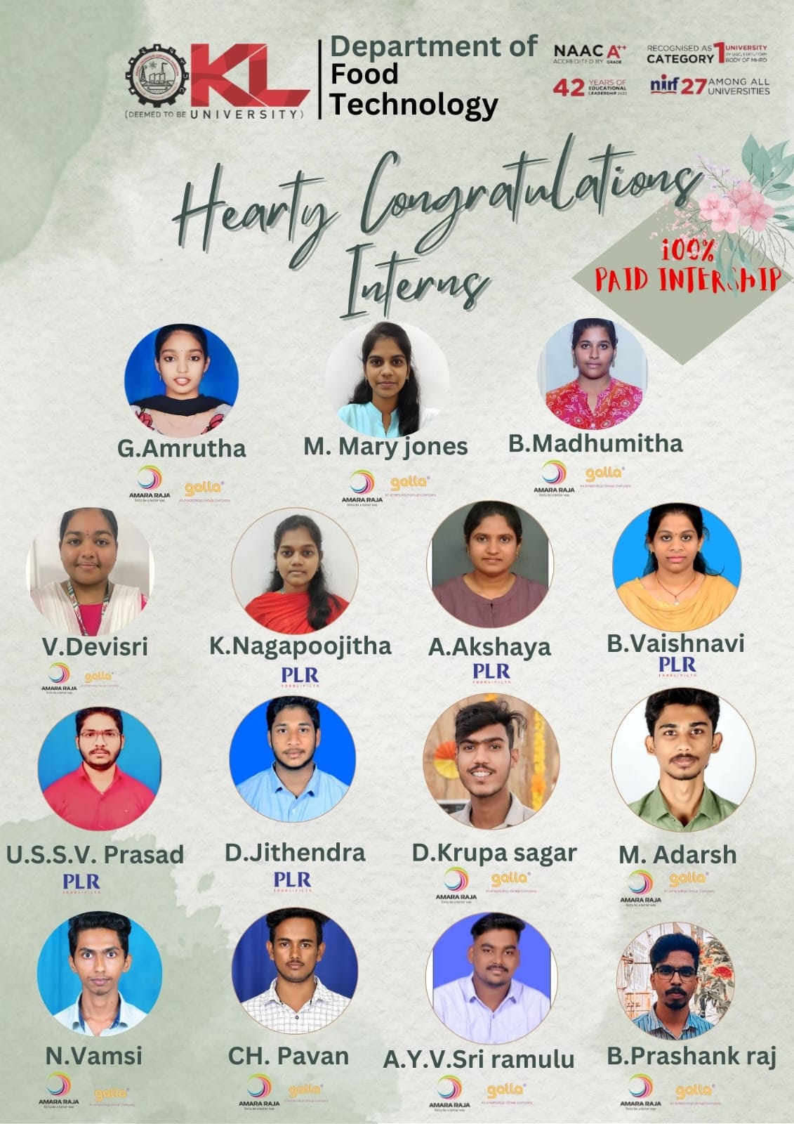 Internship Flyer Y22