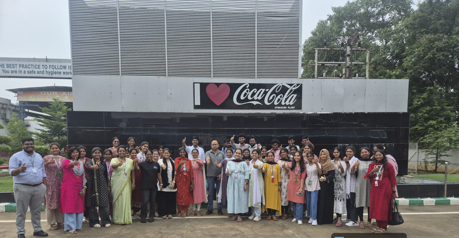 Industrial Visit to Hindustan Coca-Cola Beverages, Atmakur