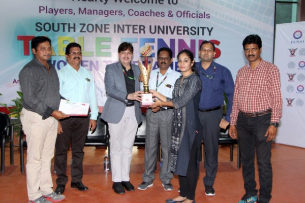 South Zone Inter-University Table Tennis Tournament for Women-2019, held during 11-12-2019 to 14-12-2019