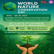 World Nature Conservation Day - Nutakki