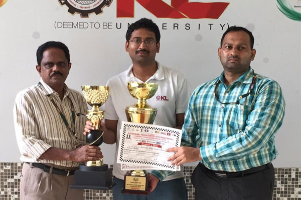 Appreciation to Mr​. D.Bala Chandra Prasad secured Bronze Medal in Chess 3rd RGS Guwahati India Open International Rating Chess Tournament 2019 held at Royal Global School, Guwahati from 07-10-2019 to 12-10-2019.