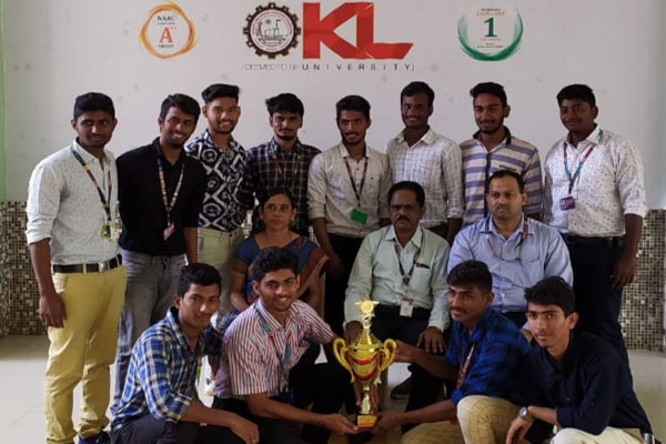 Appreciation to Kho-Kho(Men) Students secured Gold Medal in WISHV 2K19 Techno Managerial Fest held at NRI Institute of Technology Visadala Post, Medikonduru Mandal, Guntur from 13-12-2019 to 14-12-2019.